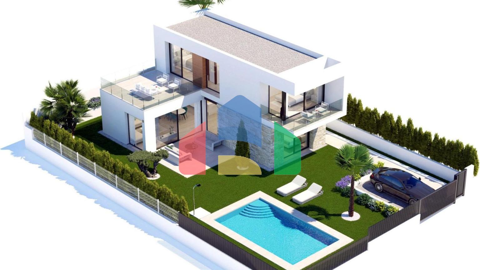 Роскошные виллы новой постройки в Сьерра-Кортина, Финестрат