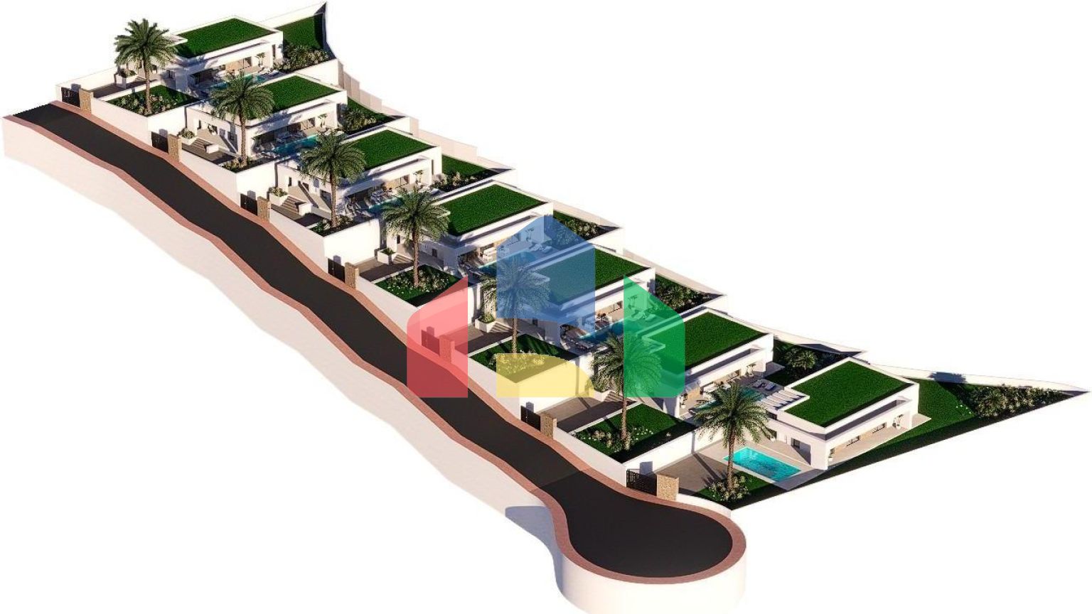 Новые виллы с видом на море в Финестрат-Бенидорм