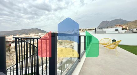 Новый угловой таунхаус с видом на море – Balcón de Finestrat