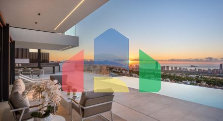 Невероятная вилла с панорамными видами в Финестрате