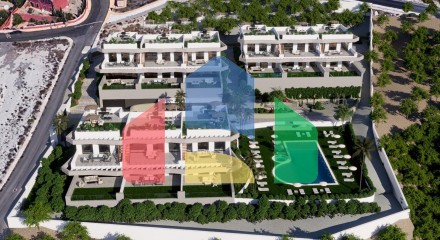 Apartments with large terraces in Balcón de Finestrat