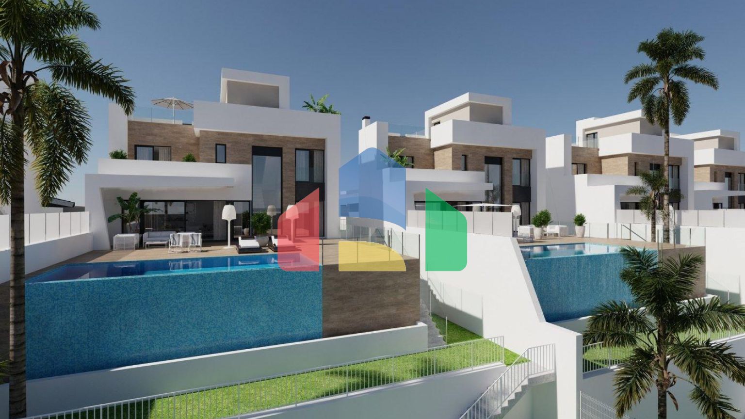 РОСКОШНЫЕ НОВЫЕ ВИЛЛЫ В ФИНЕСТРАТЕ С ВИДОМ НА МОРЕ