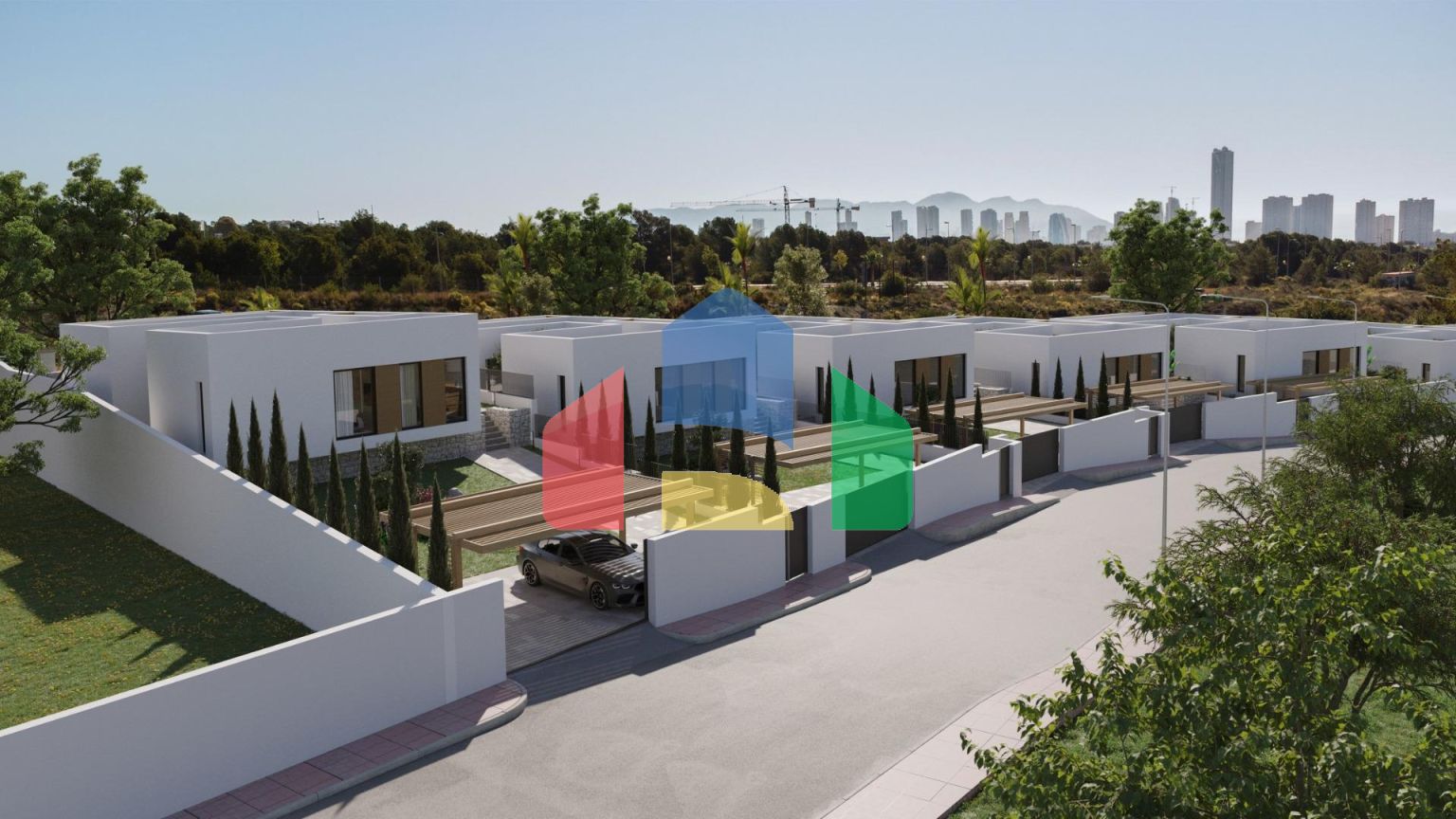 Современные одноэтажные виллы с частным бассейном в Финестрате – спокойствие и жизнь на побережье