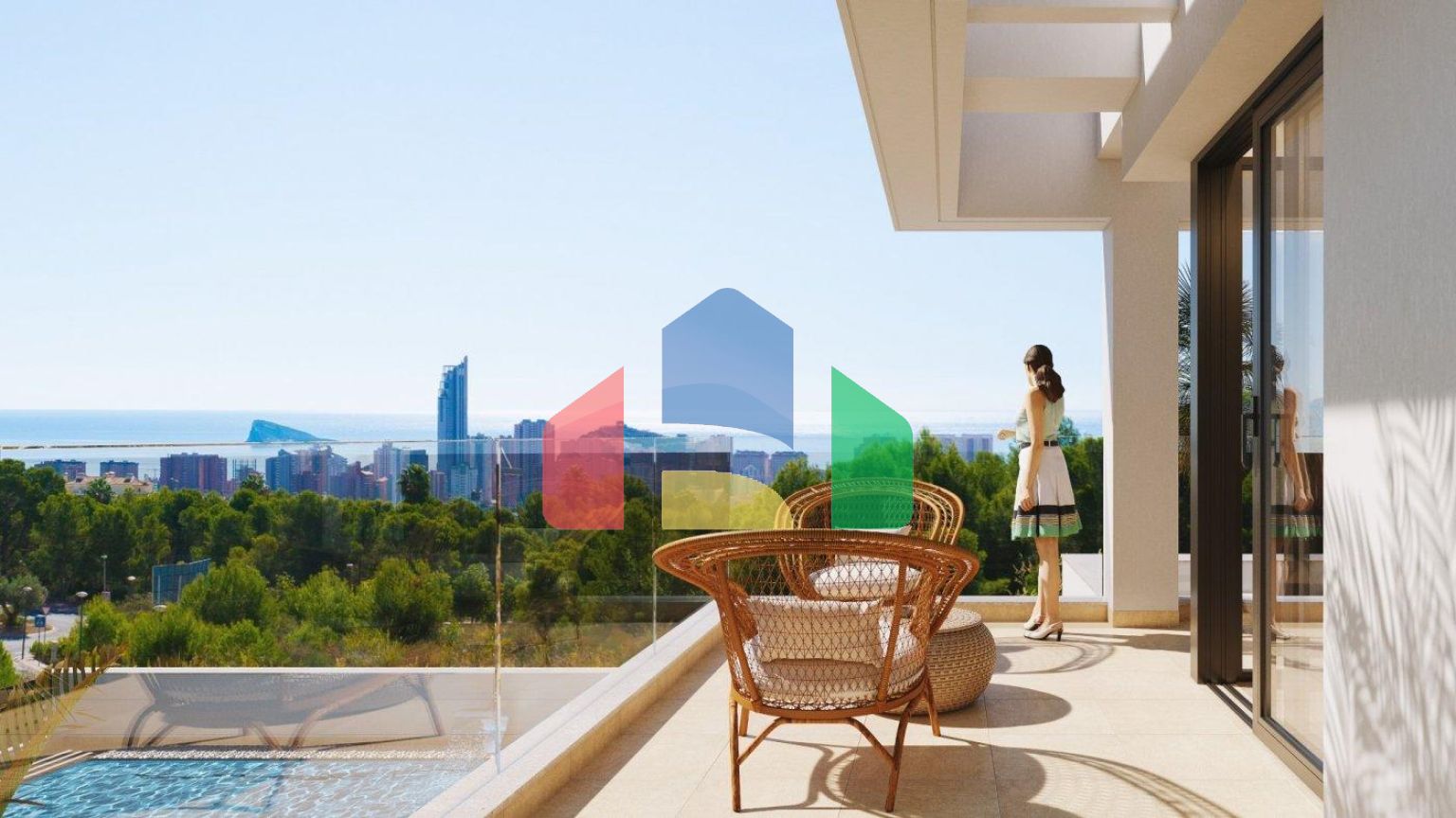 РОСКОШНАЯ ВИЛЛА В ФИНЕСТРАТЕ С ВИДОМ НА МОРЕ