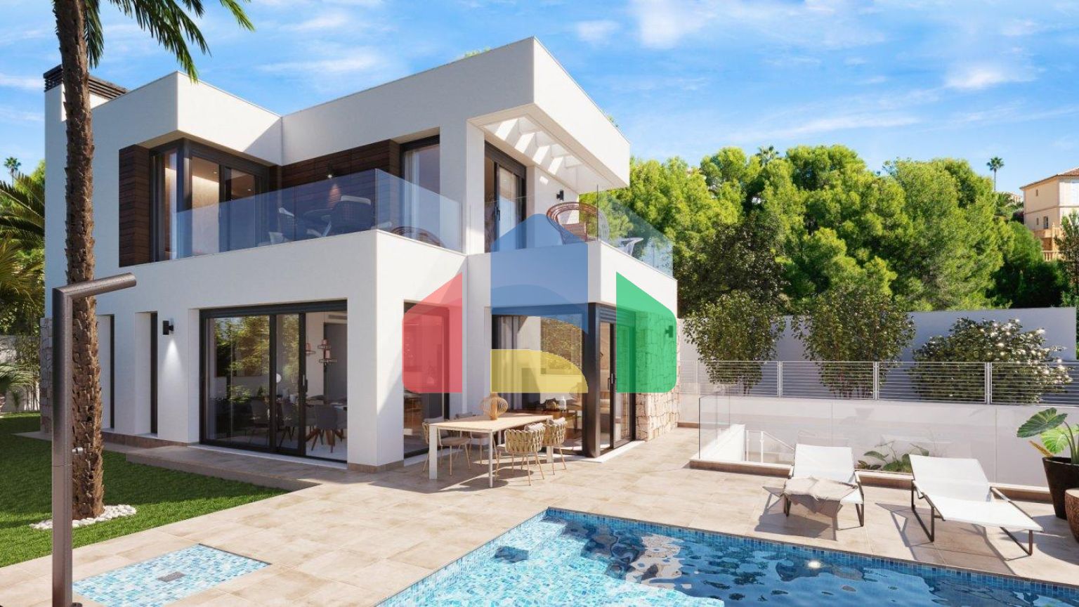 РОСКОШНАЯ ВИЛЛА В ФИНЕСТРАТЕ С ВИДОМ НА МОРЕ