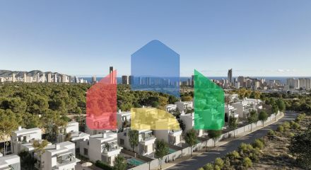 Отдельные виллы авангардного дизайна в Сьерра-Кортине