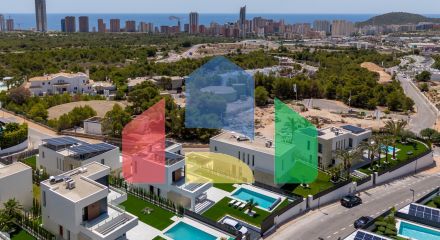 Luxury villa in prestigious Sierra Cortina de Finestrat with sea views!