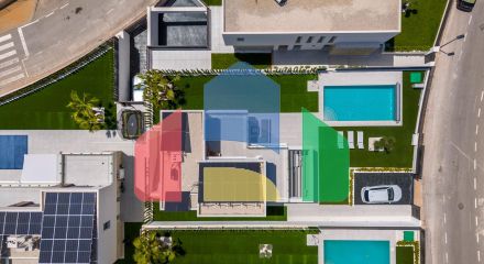 Роскошная вилла в престижном районе Сьерра Кортина де Финестрат с видом на море!