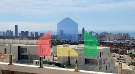 Просторный пентхаус с потрясающим видом на Бенидорм и море ️ Просторный пентхаус с потрясающим видом на Бенидорм и море ️