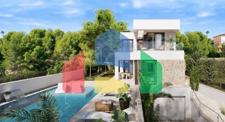Luxury New Construction villas composed of 11 detached Villas in Finestrat, Costa Blanca.