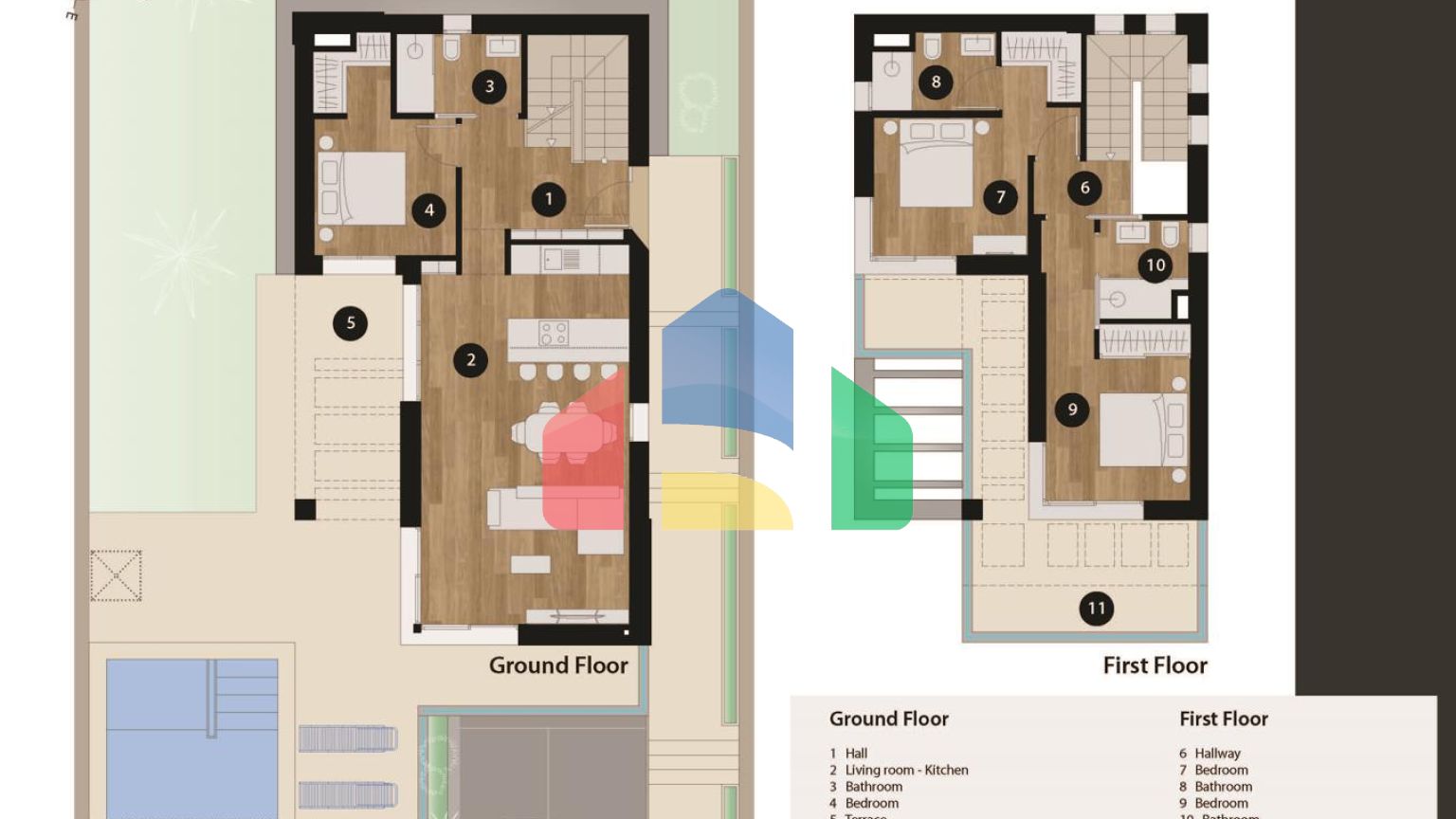 Роскошные виллы новой постройки, состоящие из 11 отдельных вилл в Финестрате