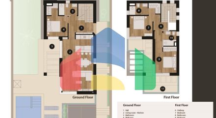 Роскошные виллы новой постройки, состоящие из 11 отдельных вилл в Финестрате