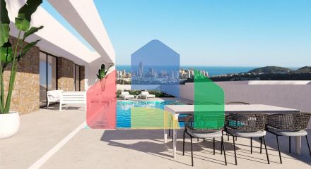 Newly built villas with sea views in Finestrat-Benidorm