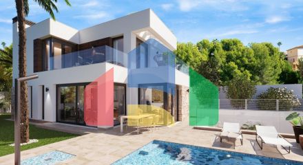 Luxury New Construction villas composed of 11 detached Villas in Finestrat, Costa Blanca.