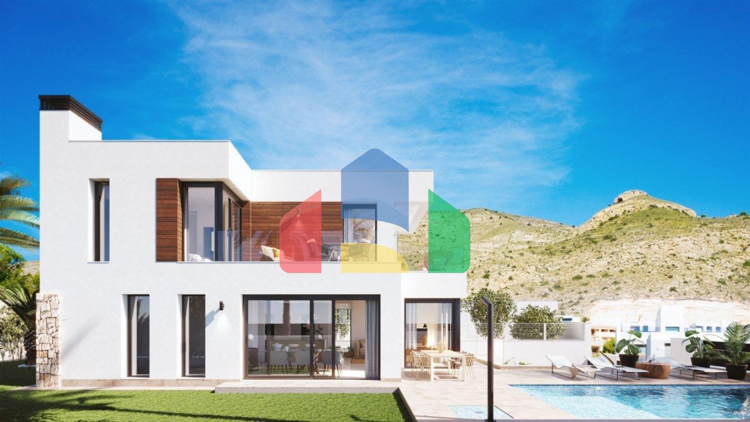 Роскошные виллы новой постройки, состоящие из 11 отдельных вилл в Финестрате