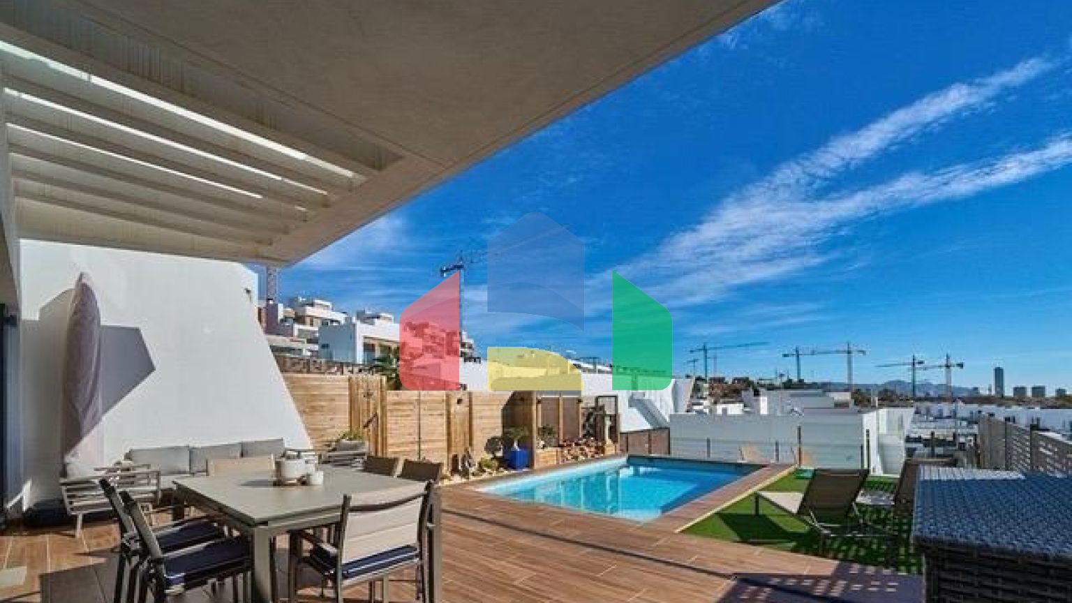 Вилла с видом на море в Балкон де Финестрат