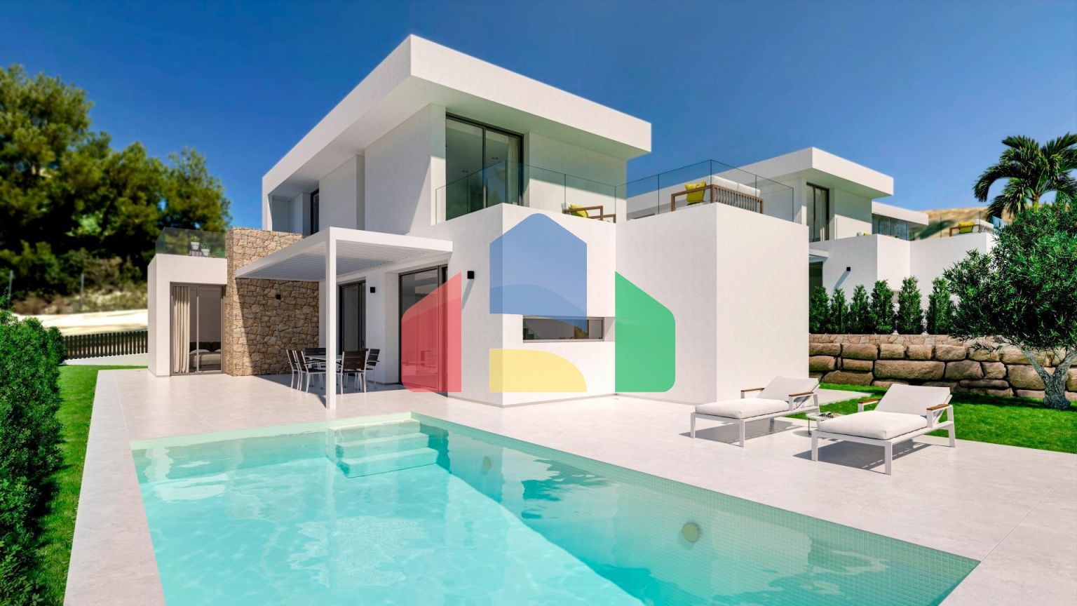 Новые роскошные виллы с частным бассейном в Sierra Cortina