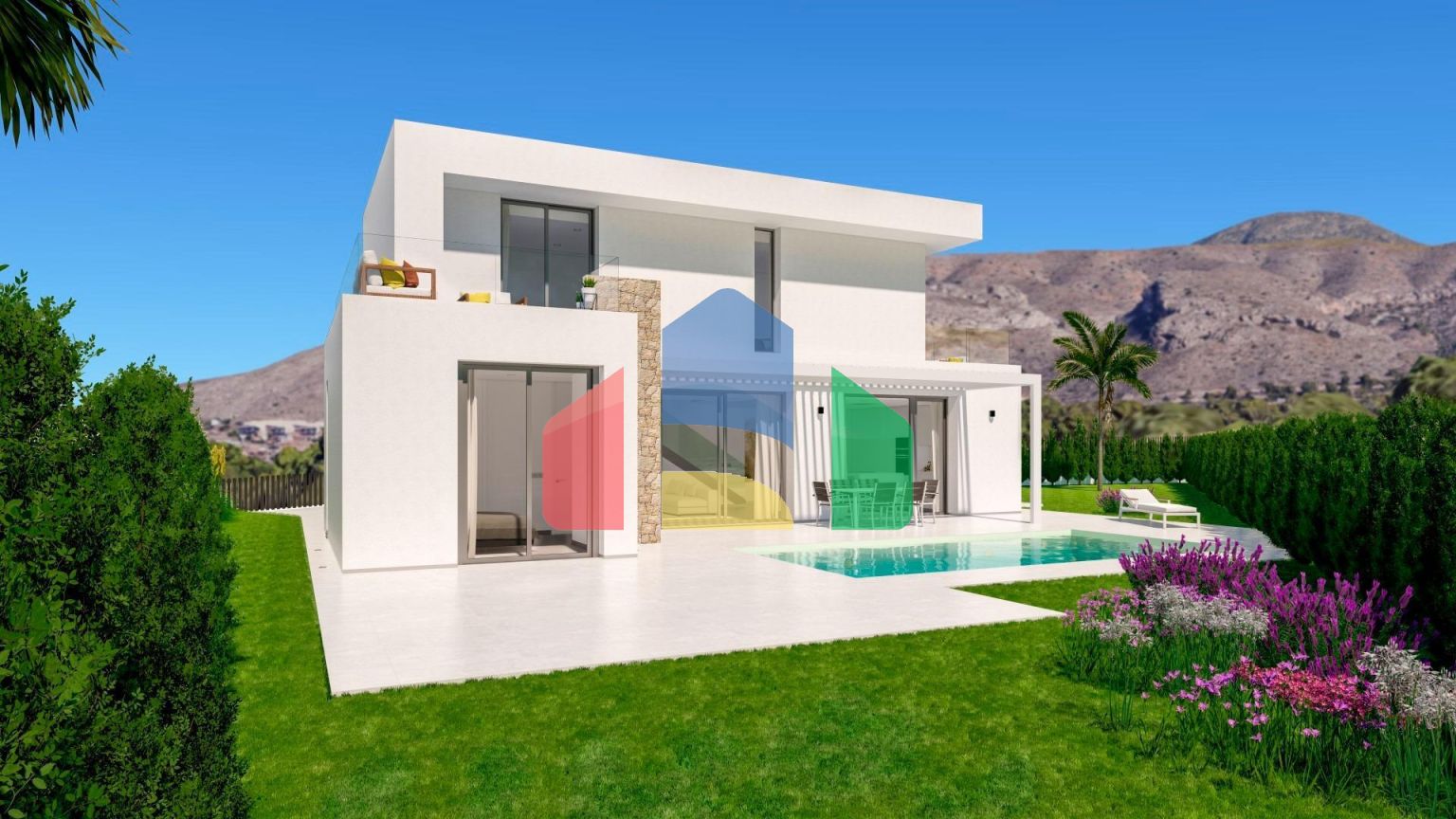 Новые роскошные виллы с частным бассейном в Sierra Cortina