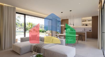 Современные одноэтажные виллы с частным бассейном в Финестрате – спокойствие и жизнь на побережье