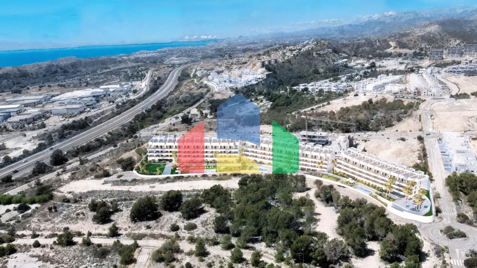 Эксклюзивные новые апартаменты с видом на море в Финестрате, Аликанте