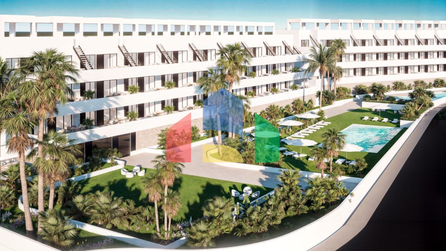 Эксклюзивные новые апартаменты с видом на море в Финестрате, Аликанте