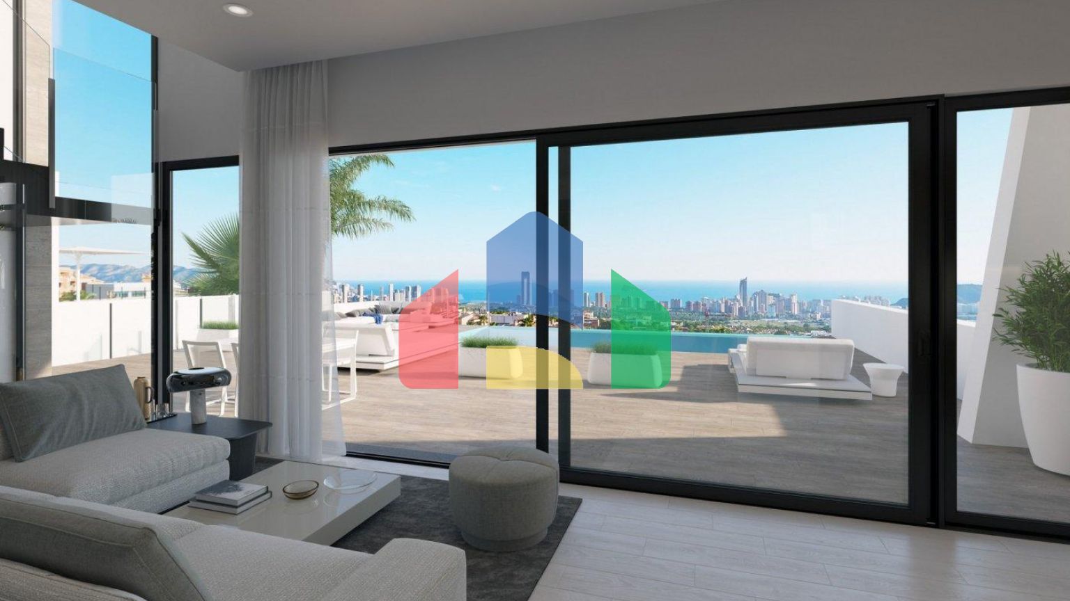 РОСКОШНЫЕ НОВЫЕ ВИЛЛЫ В ФИНЕСТРАТЕ С ВИДОМ НА МОРЕ