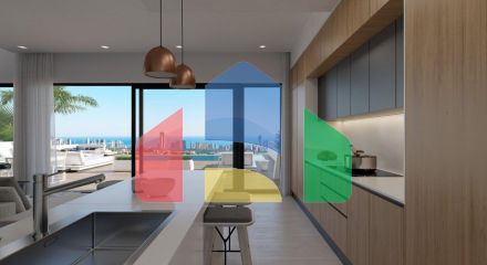 РОСКОШНЫЕ НОВЫЕ ВИЛЛЫ В ФИНЕСТРАТЕ С ВИДОМ НА МОРЕ