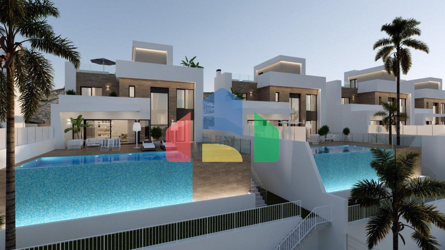 РОСКОШНЫЕ НОВЫЕ ВИЛЛЫ В ФИНЕСТРАТЕ С ВИДОМ НА МОРЕ