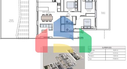 Новые дома с панорамными видами в Финестрат-Бенидорм