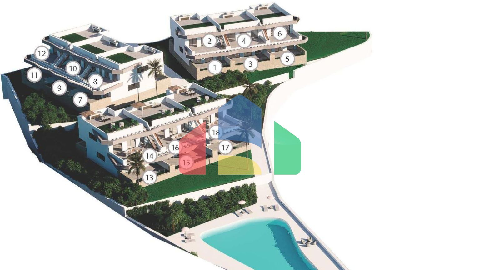 Новые дома с панорамными видами в Финестрат-Бенидорм