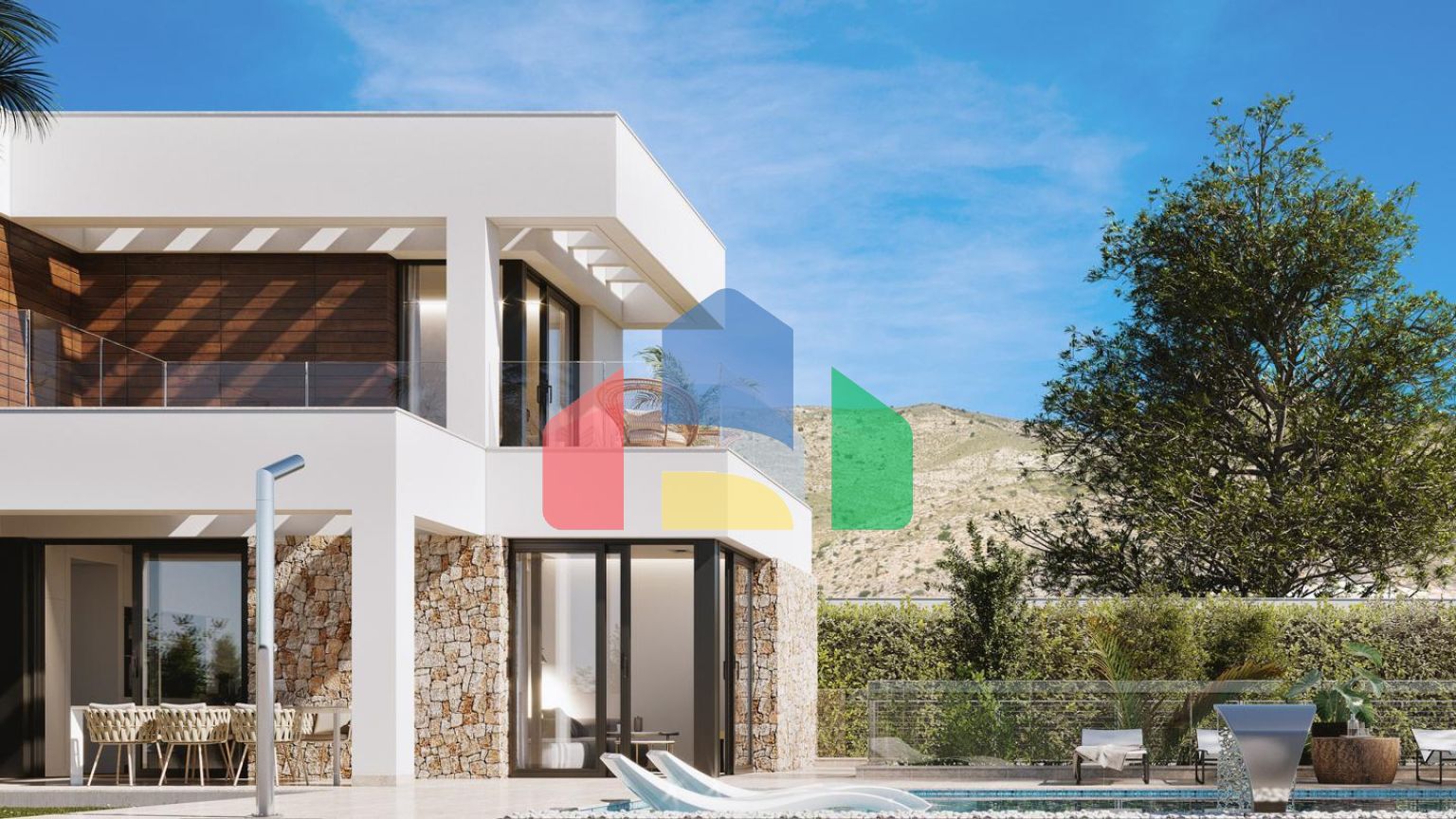 Роскошные виллы новой постройки, состоящие из 11 отдельных вилл в Финестрате