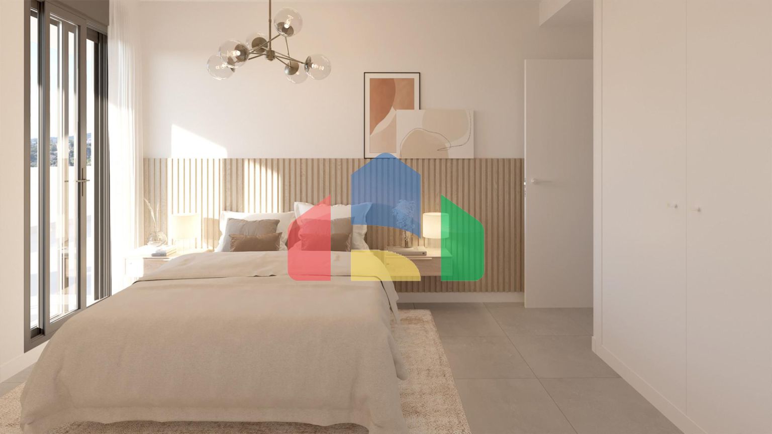 Таунхаус с 4- спальнями в новом жилом комплексе в Манильве