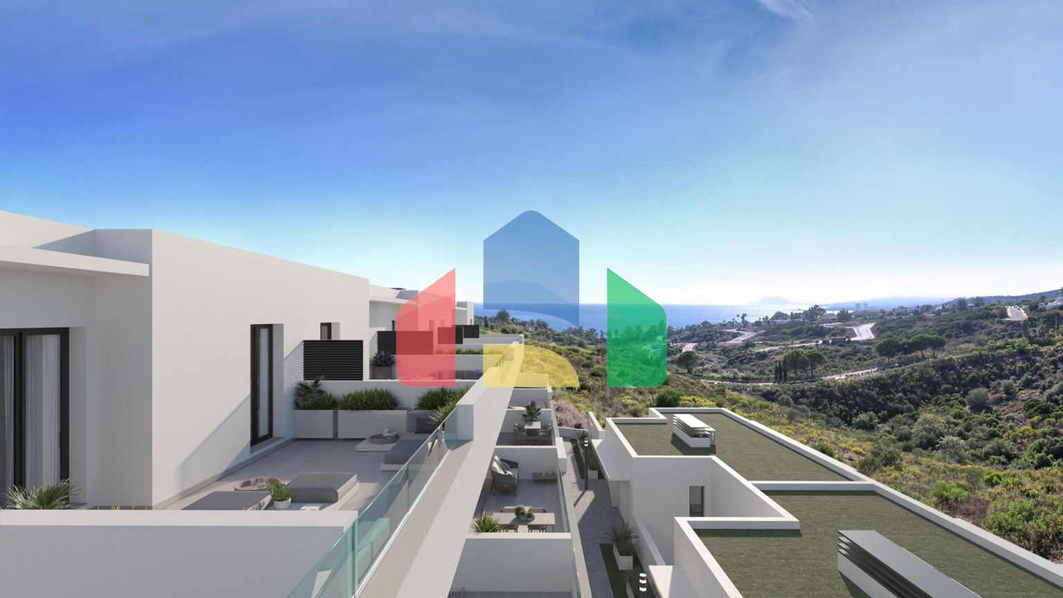 эксклюзивный двухквартирный дом с видом на море с 4 спальнями и 3 ванными комнатами