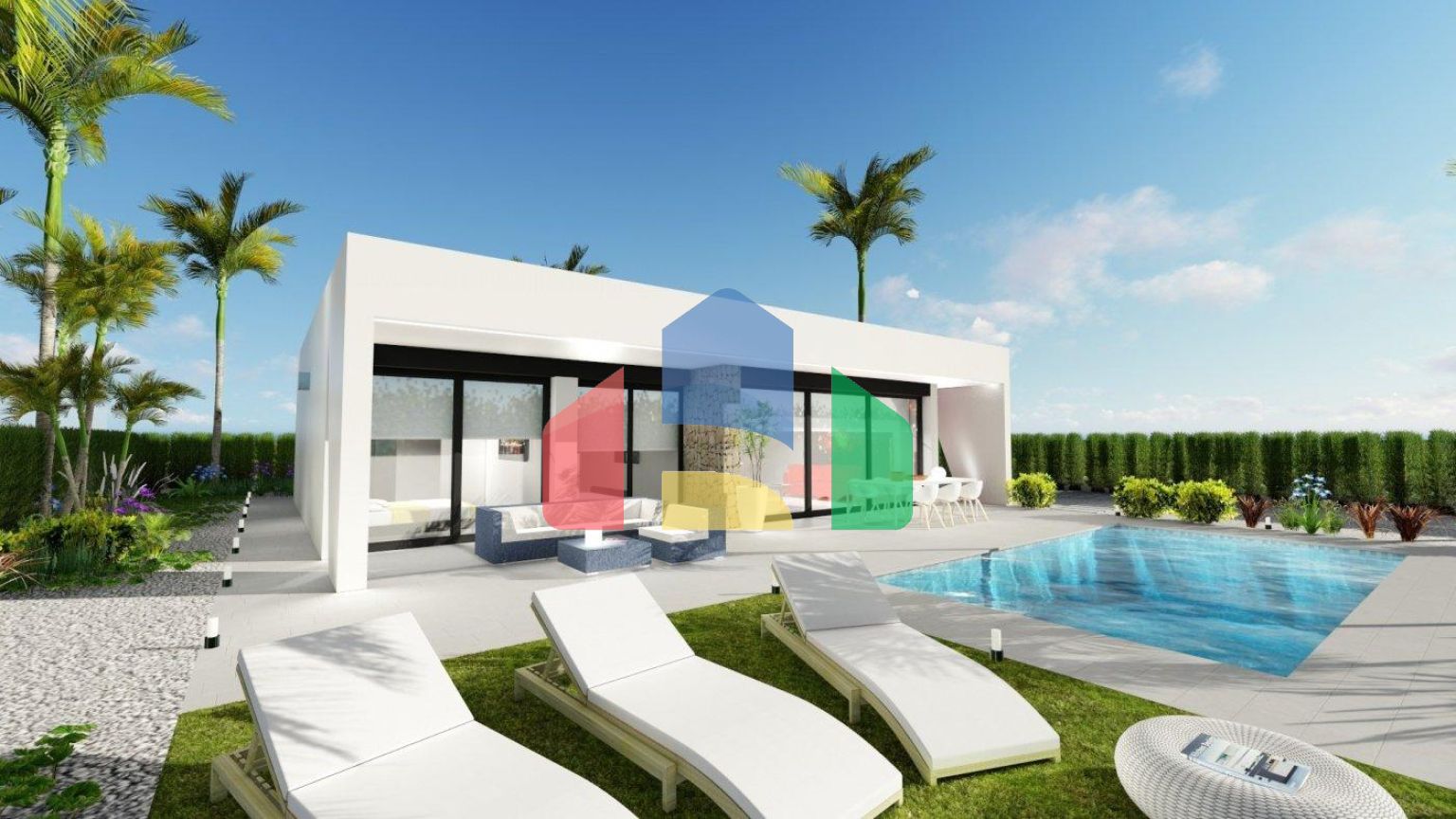 СОВРЕМЕННЫЕ ВИЛЛЫ В КАЛАСПАРРЕ С ЧАСТНЫМ БАССЕЙНОМ !!!