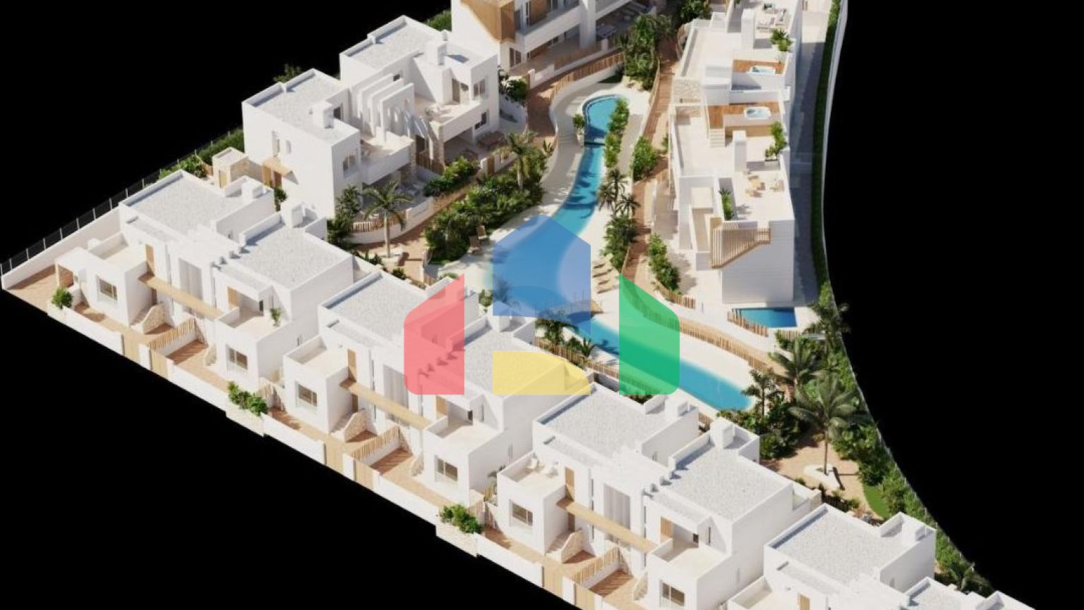 Новые виллы и бунгало всего в 250 метрах от пляжа в Мар-де-Пульпи