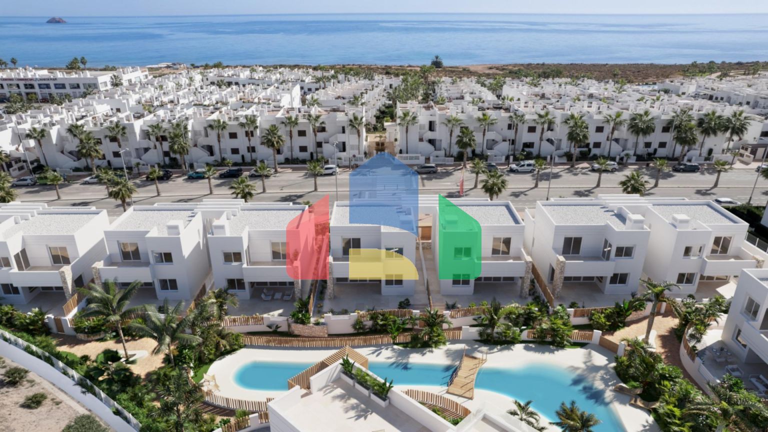 Новые виллы и бунгало всего в 250 метрах от пляжа в Мар-де-Пульпи