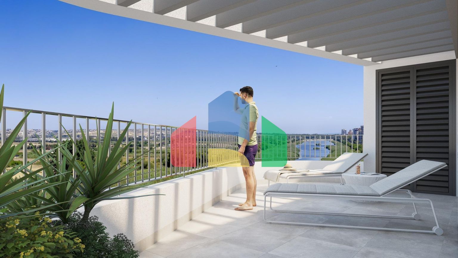 Новые апартаменты с видом на реку в Гуардамар-дель-Сегура