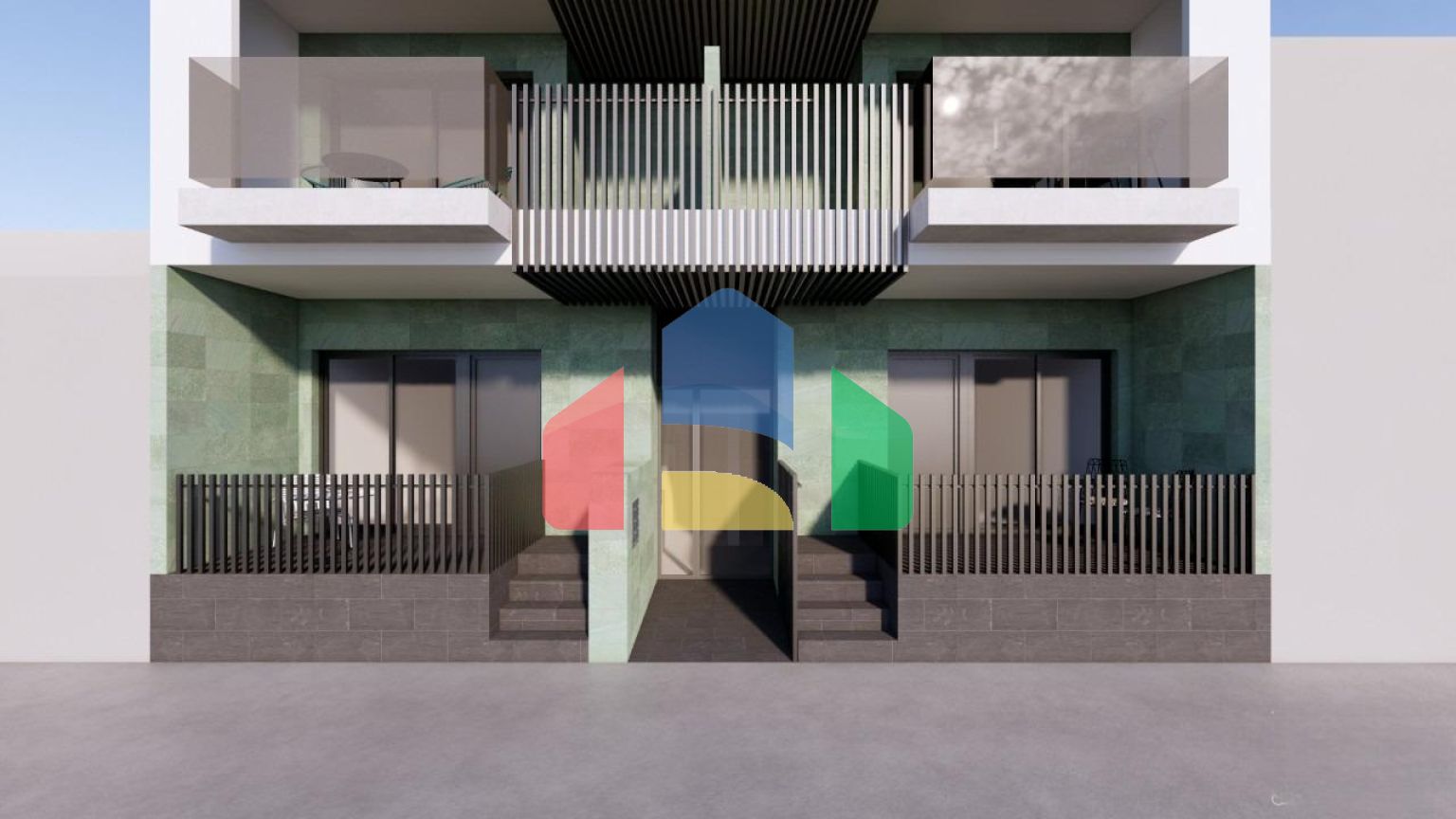 Новые апартаменты в средиземноморском стиле всего в 100 м от пляжа в Торре-де-ла-Орадада