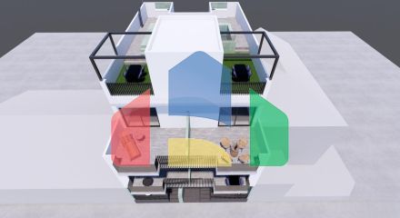 Новые апартаменты в средиземноморском стиле всего в 100 м от пляжа в Торре-де-ла-Орадада