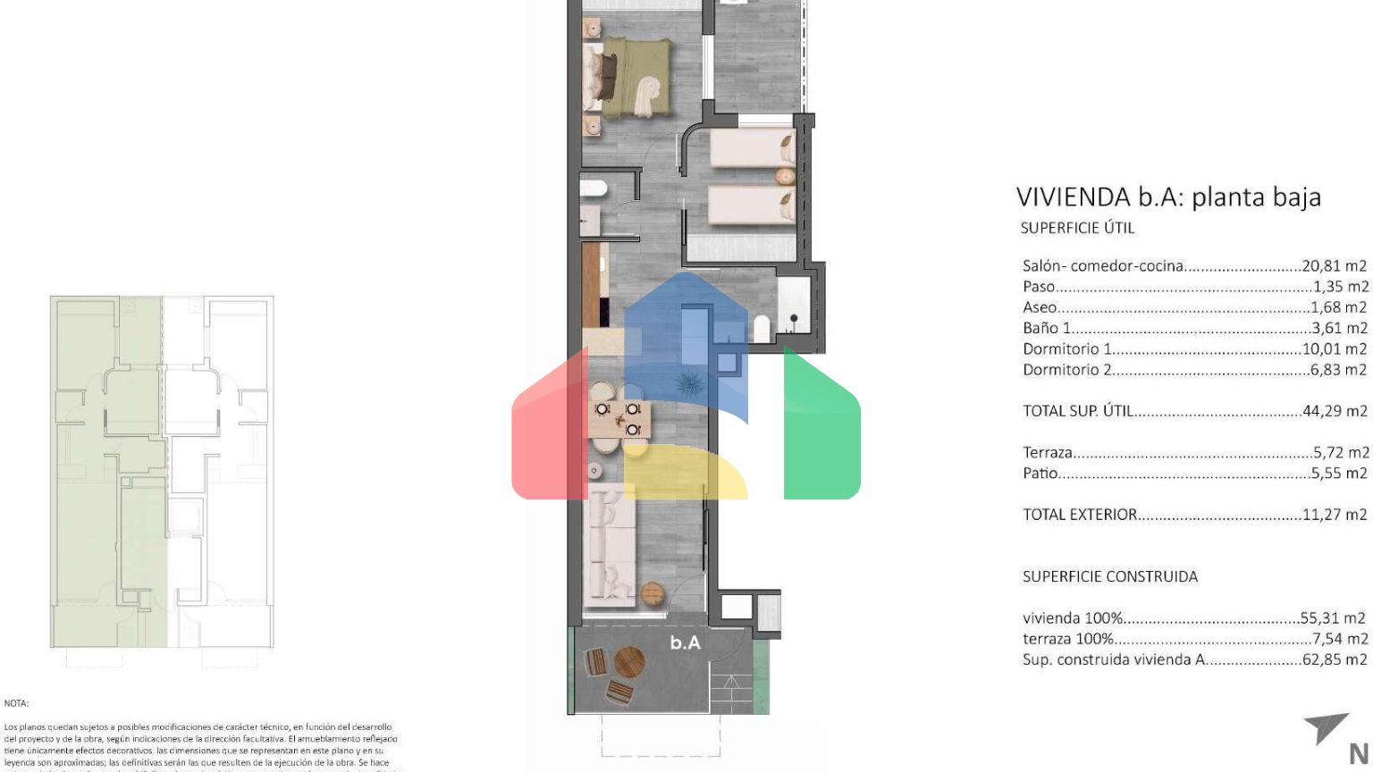 Новые апартаменты в средиземноморском стиле всего в 100 м от пляжа в Торре-де-ла-Орадада