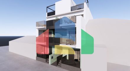 Новые апартаменты в средиземноморском стиле всего в 100 м от пляжа в Торре-де-ла-Орадада