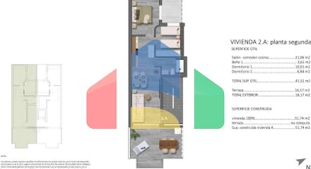 Новые апартаменты в средиземноморском стиле всего в 100 м от пляжа в Торре-де-ла-Орадада