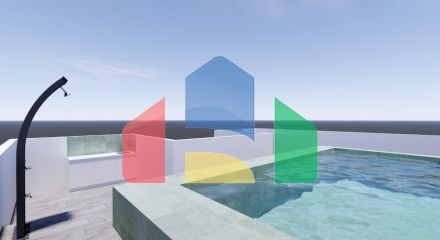 Новые апартаменты в средиземноморском стиле всего в 100 м от пляжа в Торре-де-ла-Орадада