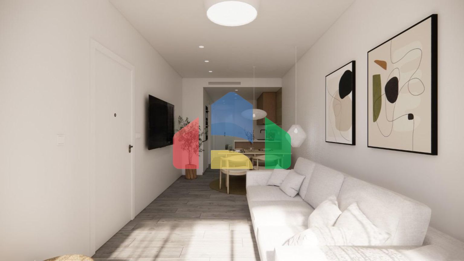 Новые апартаменты в средиземноморском стиле всего в 100 м от пляжа в Торре-де-ла-Орадада