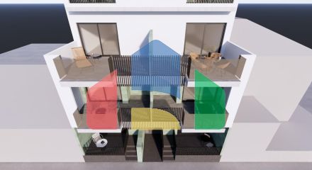 Новые апартаменты в средиземноморском стиле всего в 100 м от пляжа в Торре-де-ла-Орадада