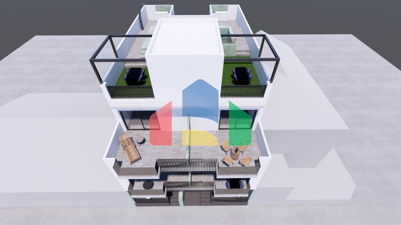 Новые апартаменты в средиземноморском стиле всего в 100 м от пляжа в Торре-де-ла-Орадада