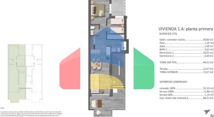 Новые апартаменты в средиземноморском стиле всего в 100 м от пляжа в Торре-де-ла-Орадада