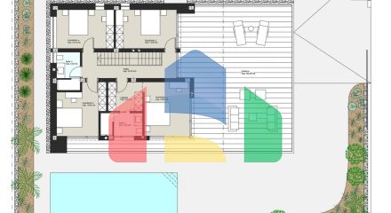 Комплекс из 10 вилл в Пилар де ла Орадада с видом на море, всего в 100 метрах от пляжа Комплекс из 10 вилл в Пилар де ла Орадада с видом на море, всего в 100 метрах от пляжа