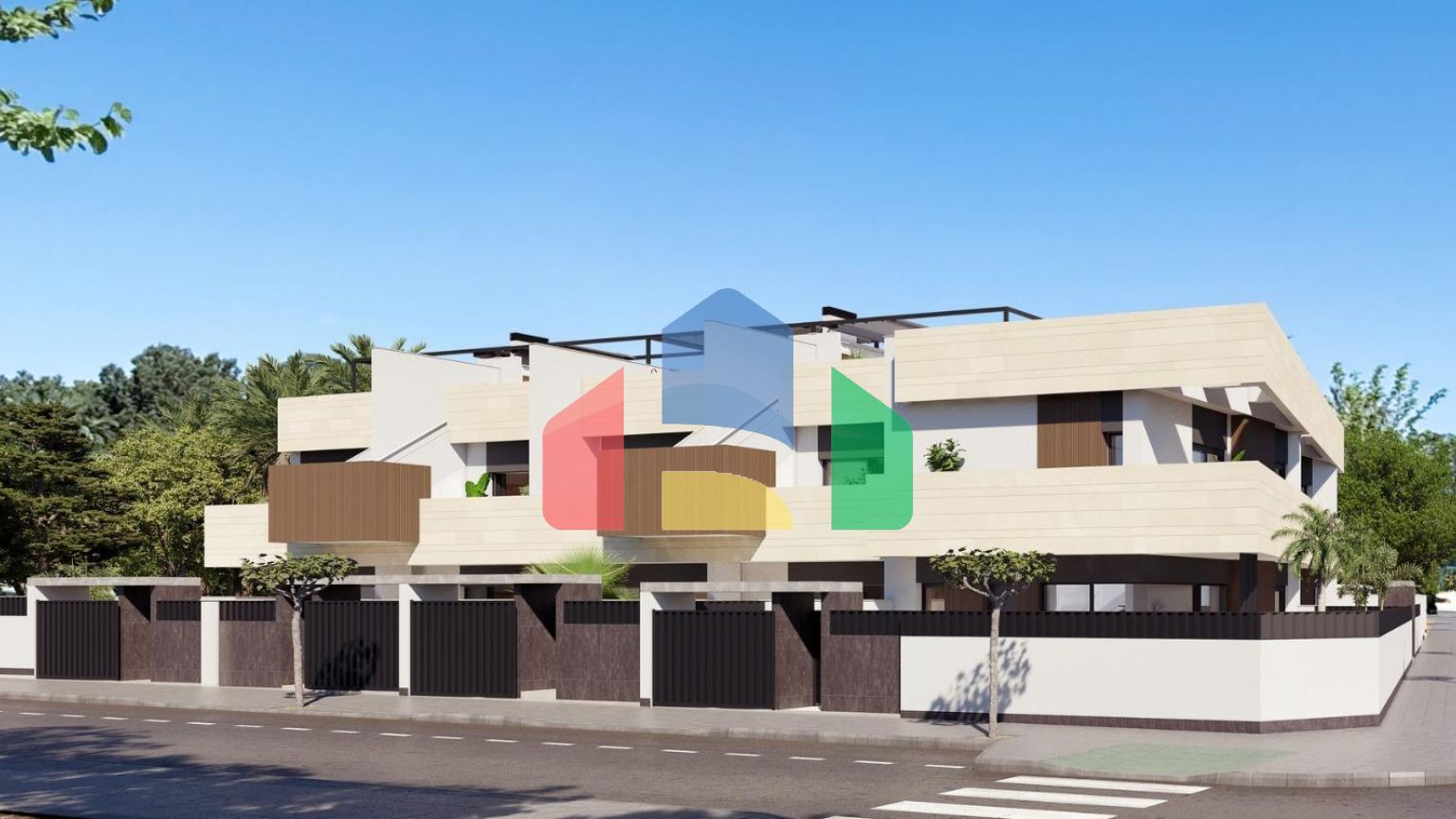 Бутик-комплекс новых домов с частными бассейнами в Пилар-де-ла-Орадада