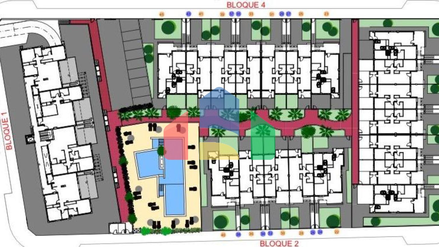 Комплекс из 16 апартаментов и 10 бунгал в Торре де ла Орадада в 50 метрах от пляжа